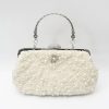 Pearl-Trimmed Evening Bag